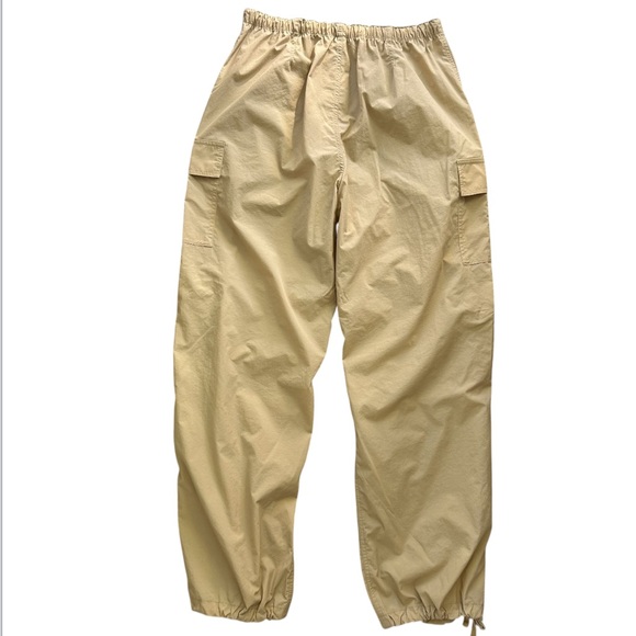 VICTORIA’S SECRET PINK CHLOE X HALLE Women’s Parachute Pants Light Sand M - Picture 7 of 9